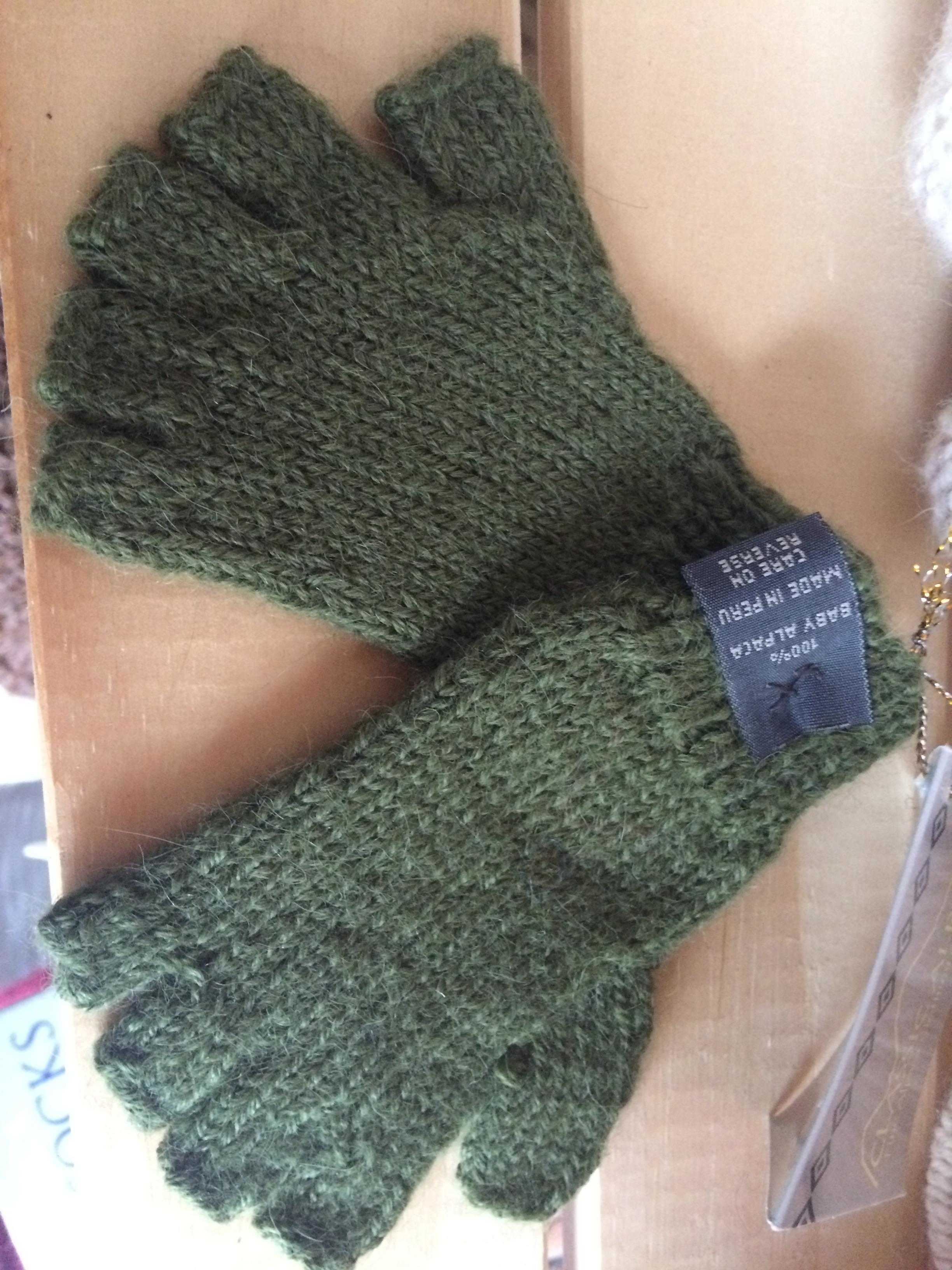 Half Finger Gloves for Babies-Baby Alpaca