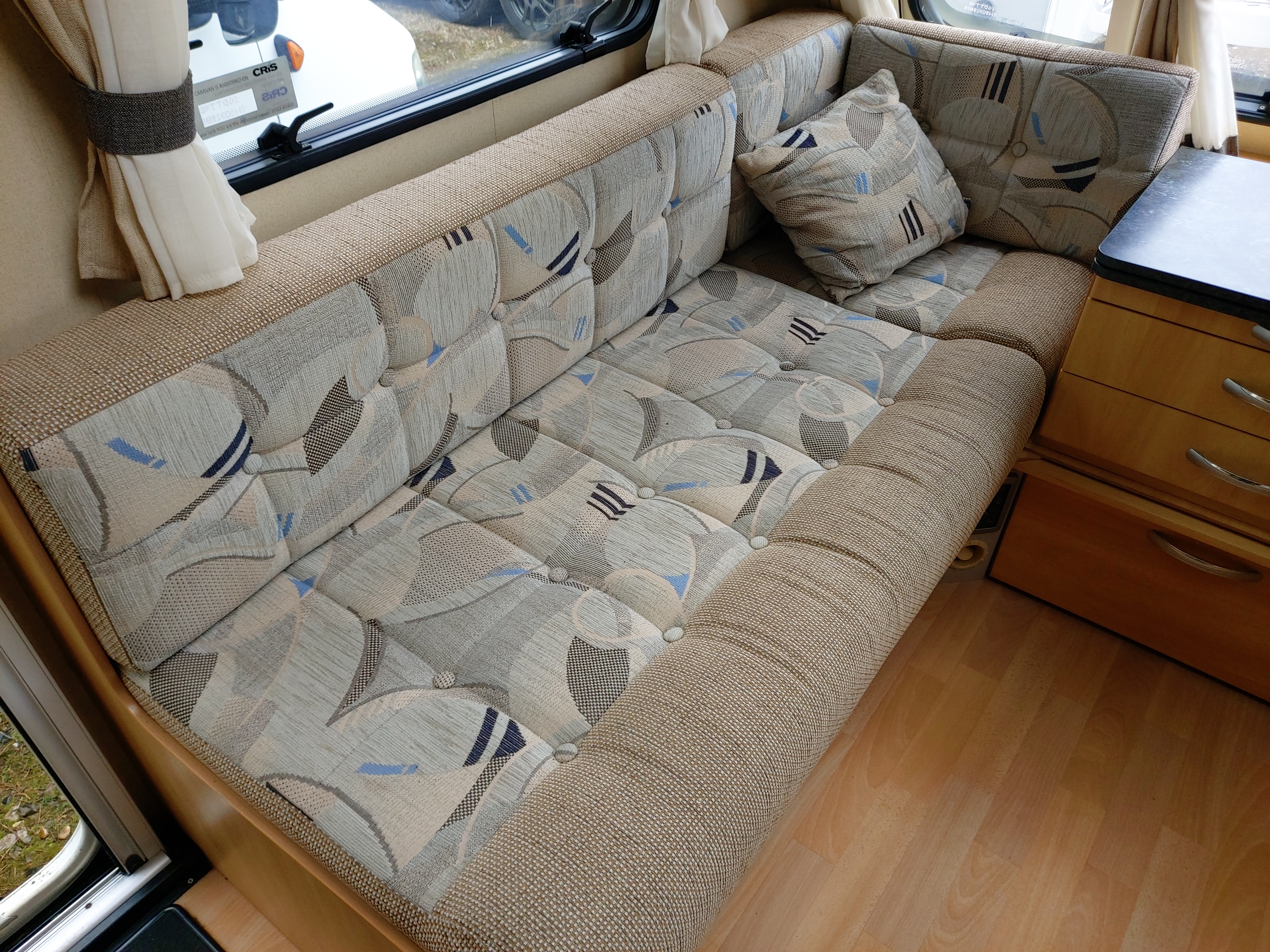 2009 Sterling Europa 620 4 Berth Fixed Bed Twin Axle Caravan