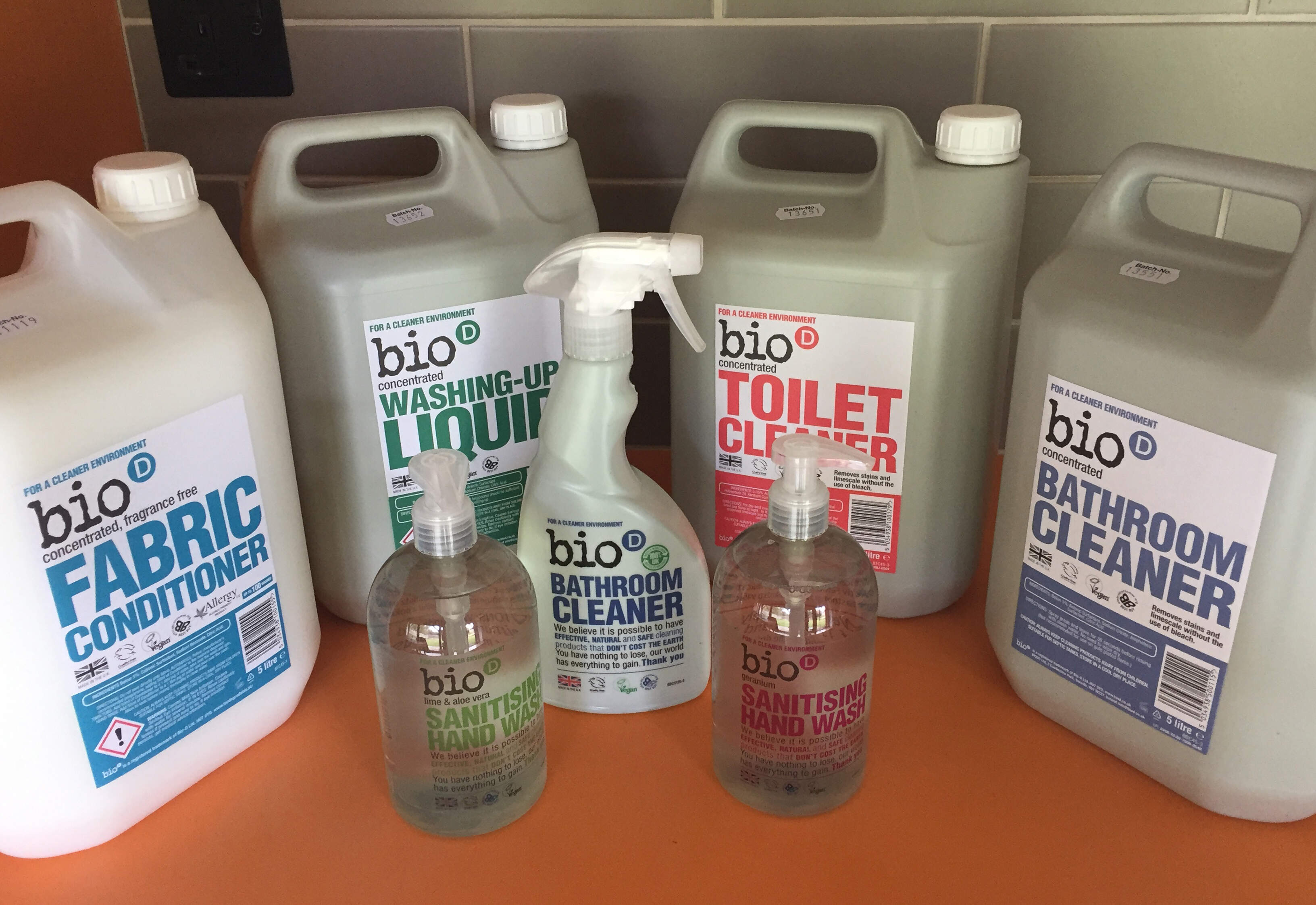 Only Bio ecologically sustainable cleaning products used throughout the property.
