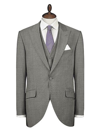 This lounge suit is a classic fit in a lighter fabric than traditional Herringbone