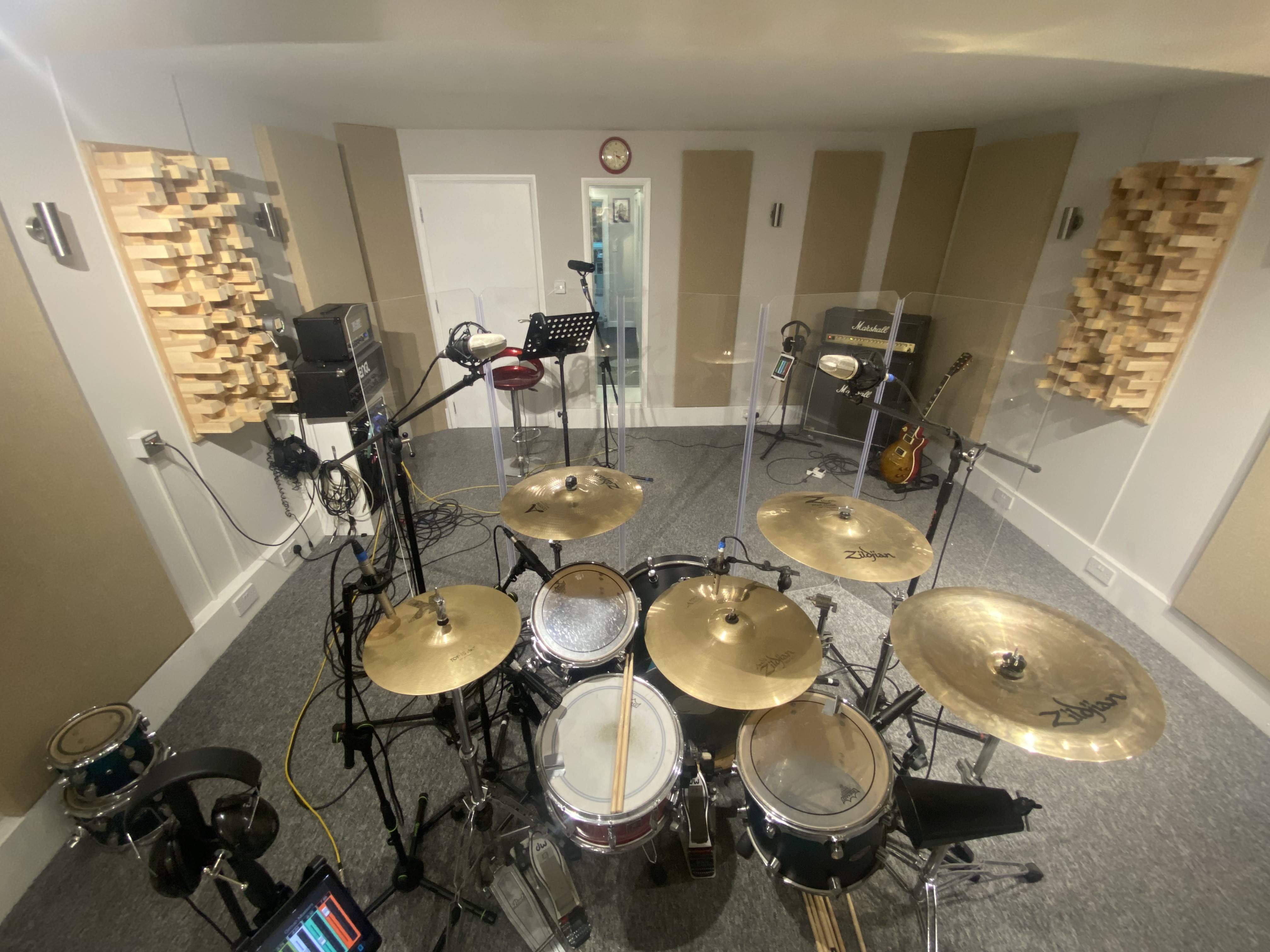 Our phenomenal sounding live room is where we capture the soul of the tracks..