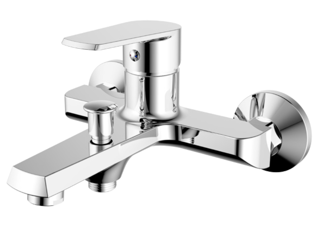 Gladys Bath Shower Mixer with Legs for Deck Mounting