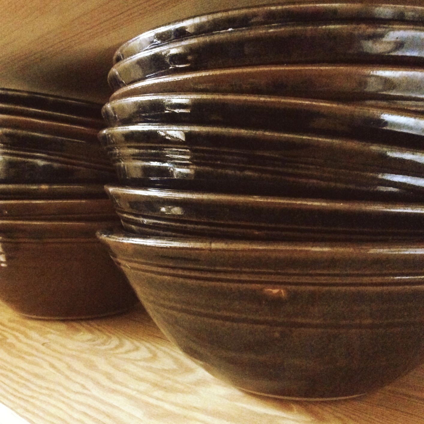 These rustic bowls make a great oversized risotto receptacle