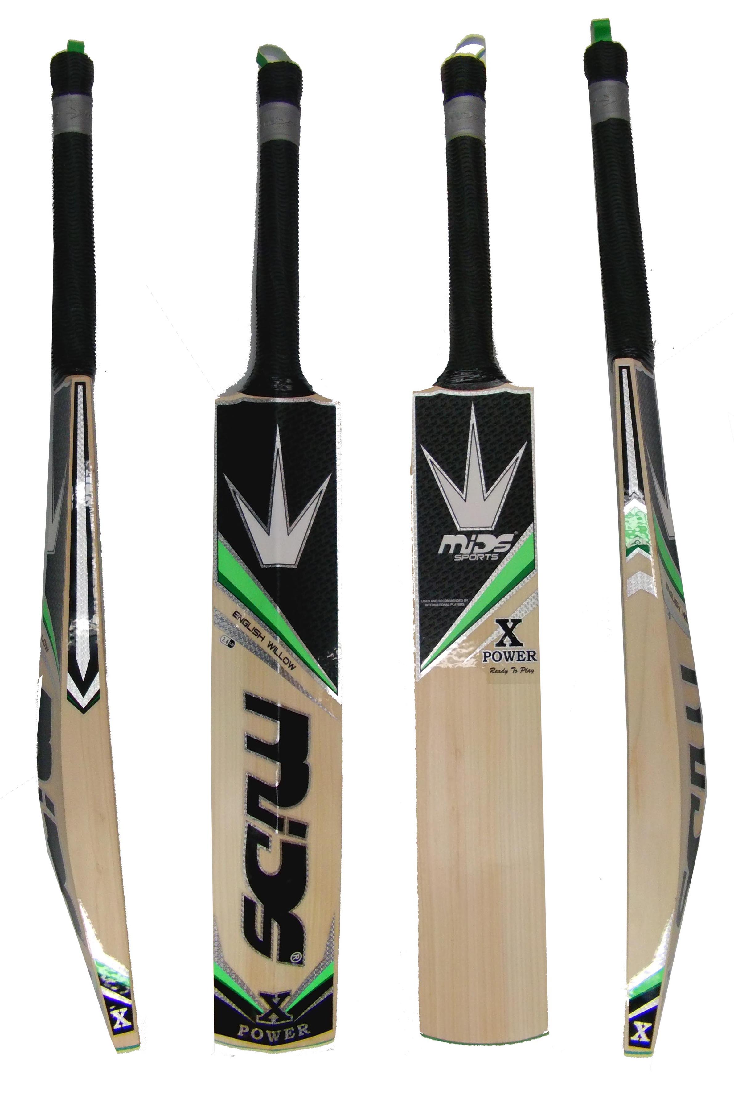 Mids X Power Premium English willow Cricket Bat SH Free Bag