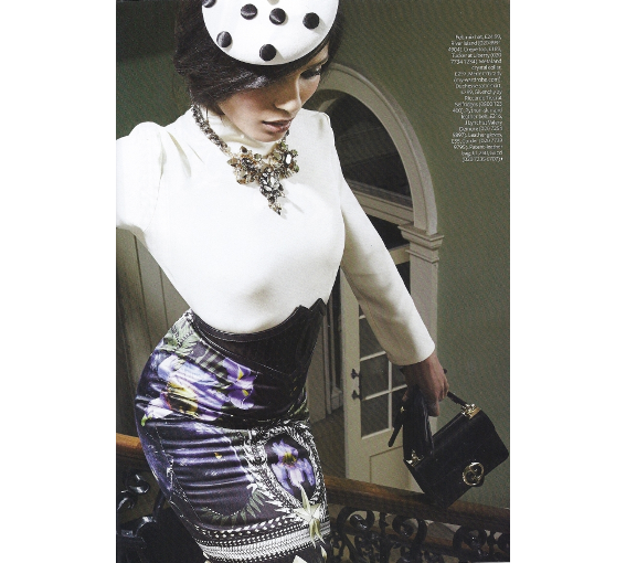 Freida Pinto ELLE UK  JLYNCH luxury belts handmade sustainable leather accessories london british design fashion