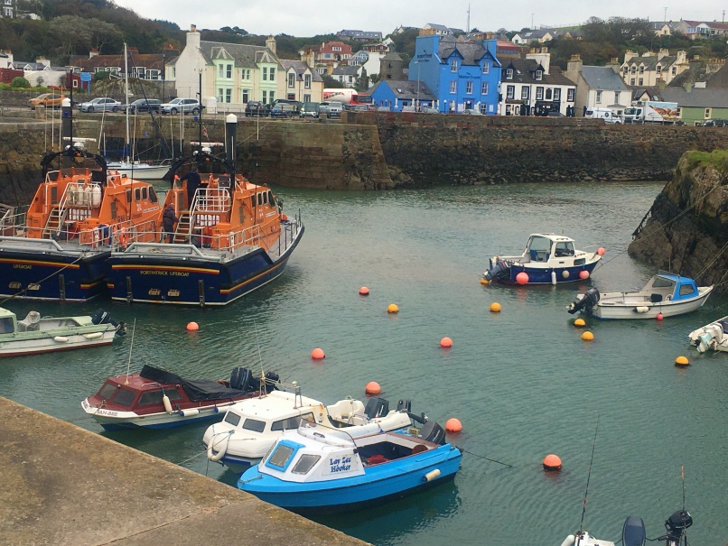 Lifeboats in Portpatrick Harbour