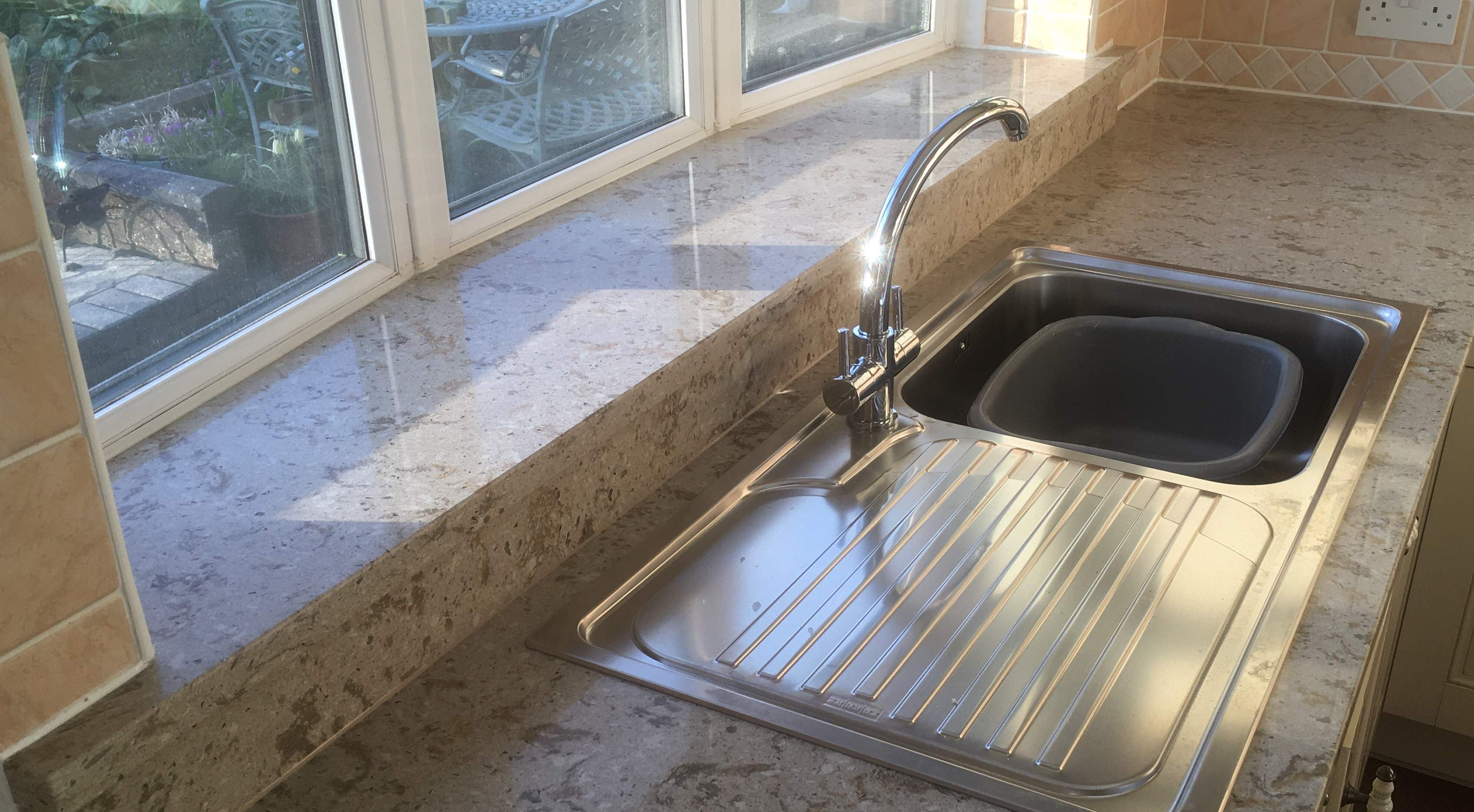 Rreplacement sink on granite worktops