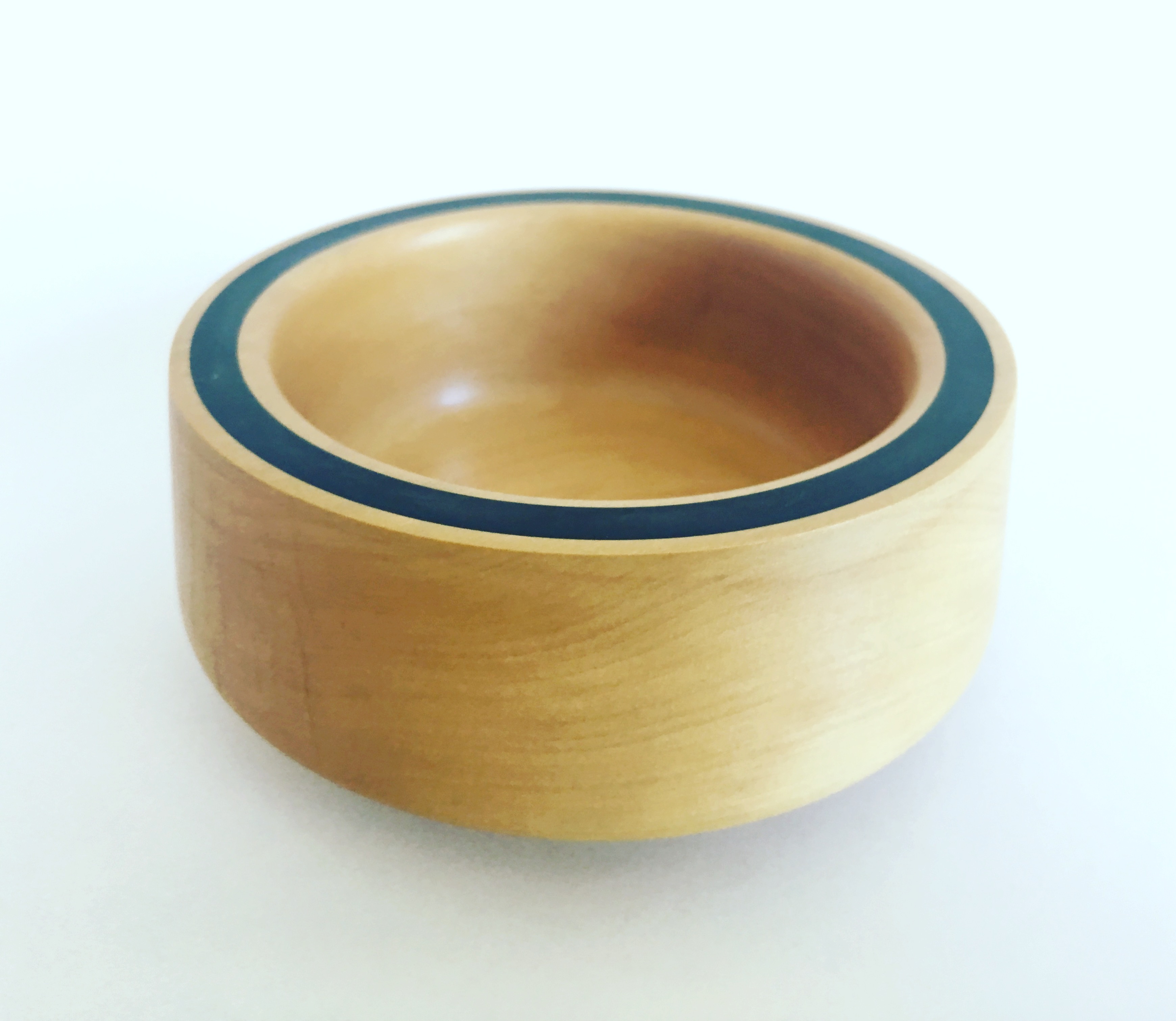 Boxwood and epoxy with beeswax finish