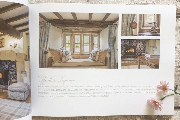 Inside Spread of the Bespoke Brochure Design for Low House on the Market with VMove Consultants.