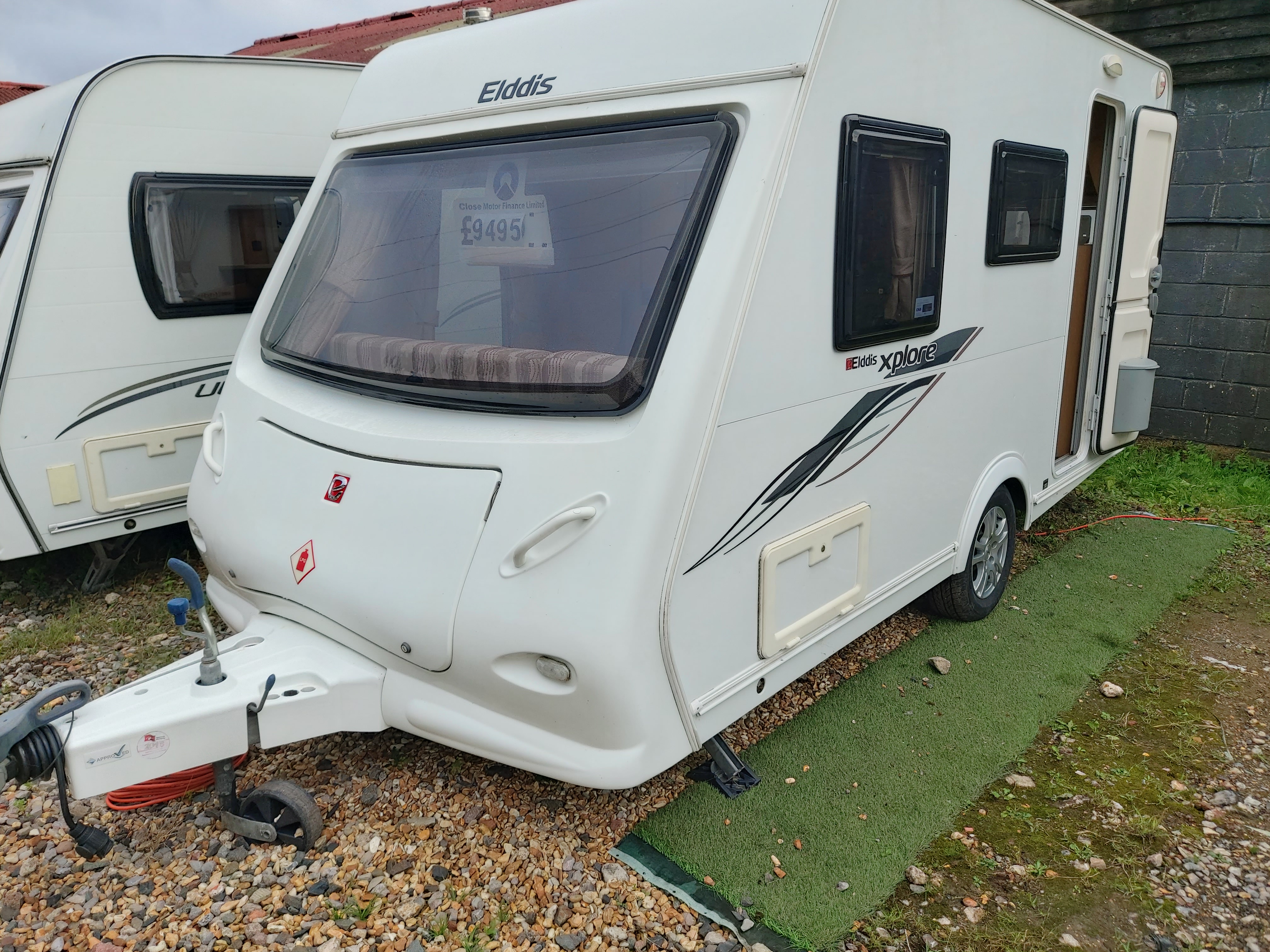 2012 Elddis Xplore 304 4 Berth Lightweight Compact Caravan, Solar