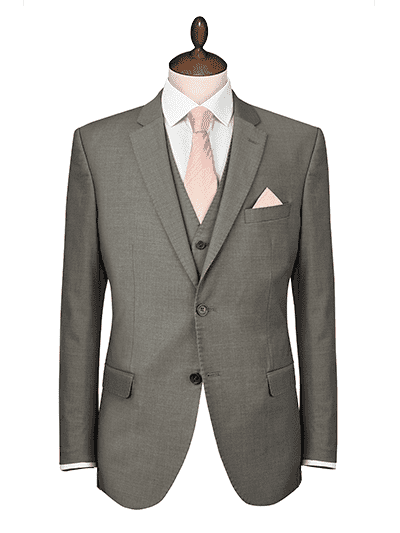 The contemporary Grey Slim Fit suit is available in sizes 20XS to 60XL.