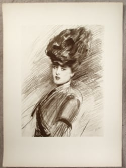 Paul Caesar Helleu -  Portrait of Ellen, the artists daughter