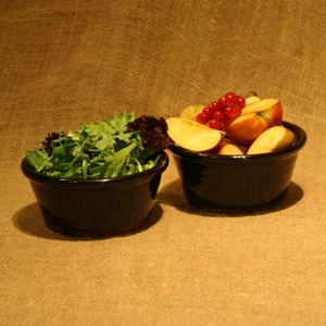 Pot bowls which hold just the right amount of green salad