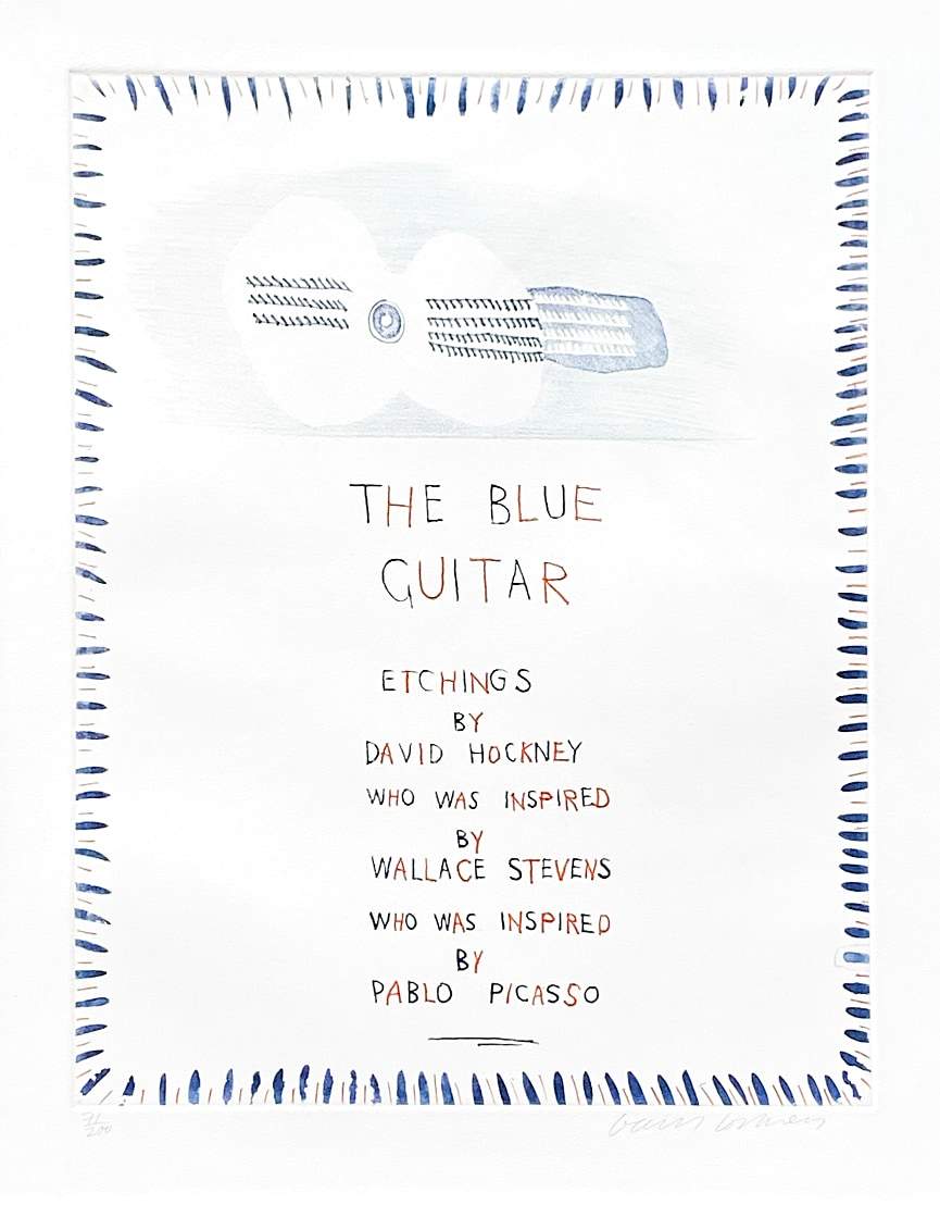 David Hockney - The Blue Guitar 1