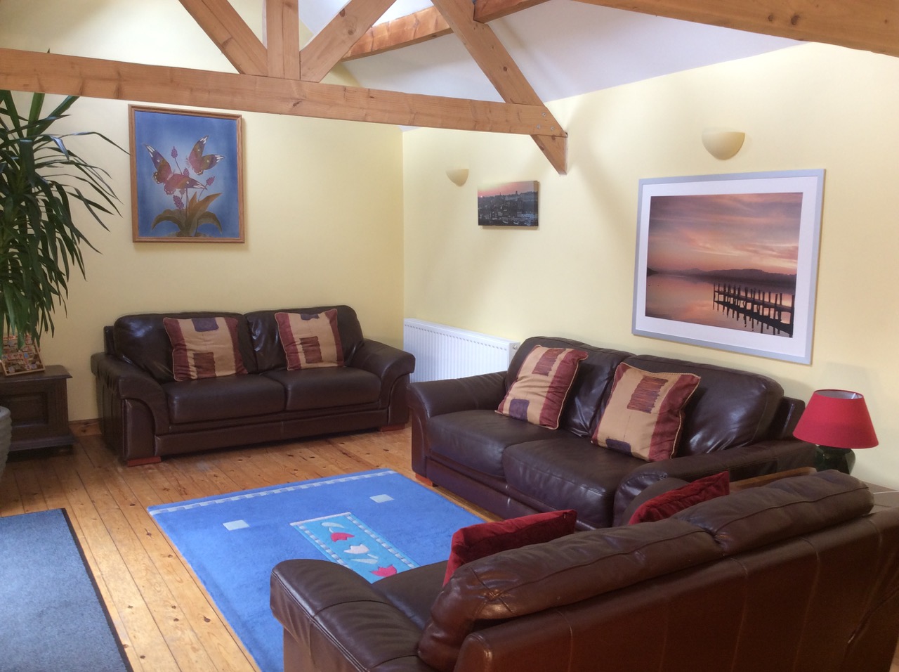 Second Sitting room with vaulted ceiling