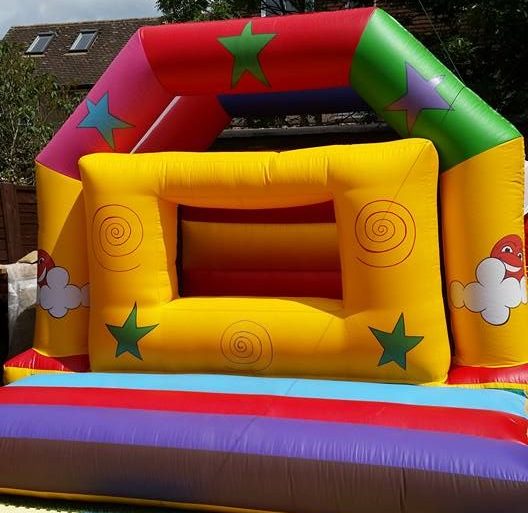 Yellow Box Inflatable Bouncy Castle Hire