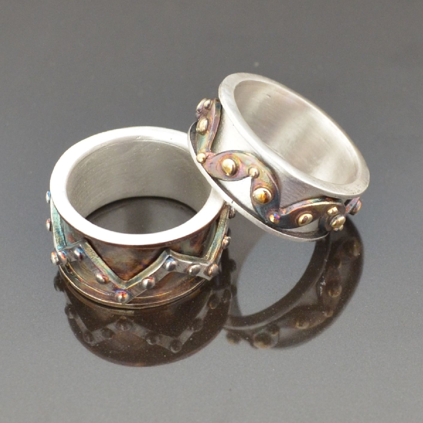 Spinner Rings by Tracey Spurgin of Craftworx Jewellery Workshops