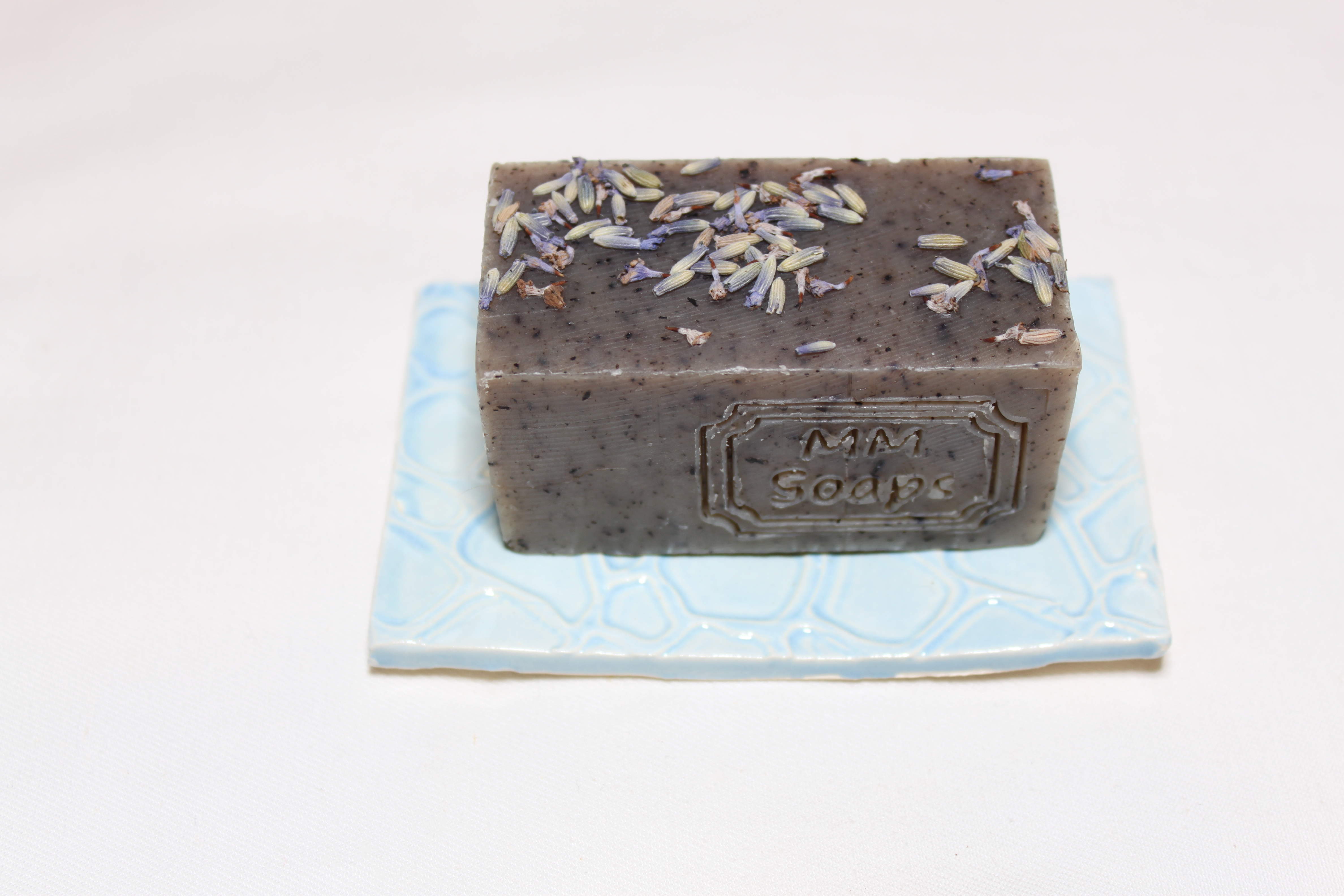 Lavender, Peppermint, and Alkanet Root Soap.