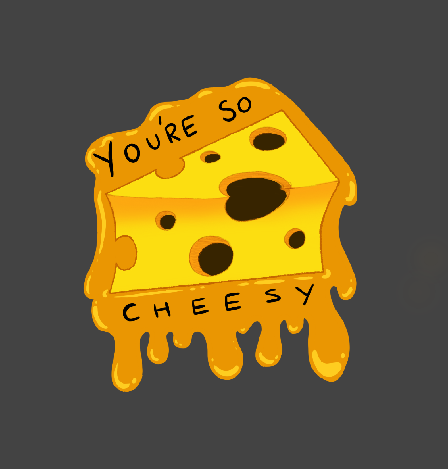 So Cheesy A4 Print