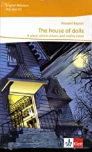 cover illustration of spooky house at night for the novel House of Dolls