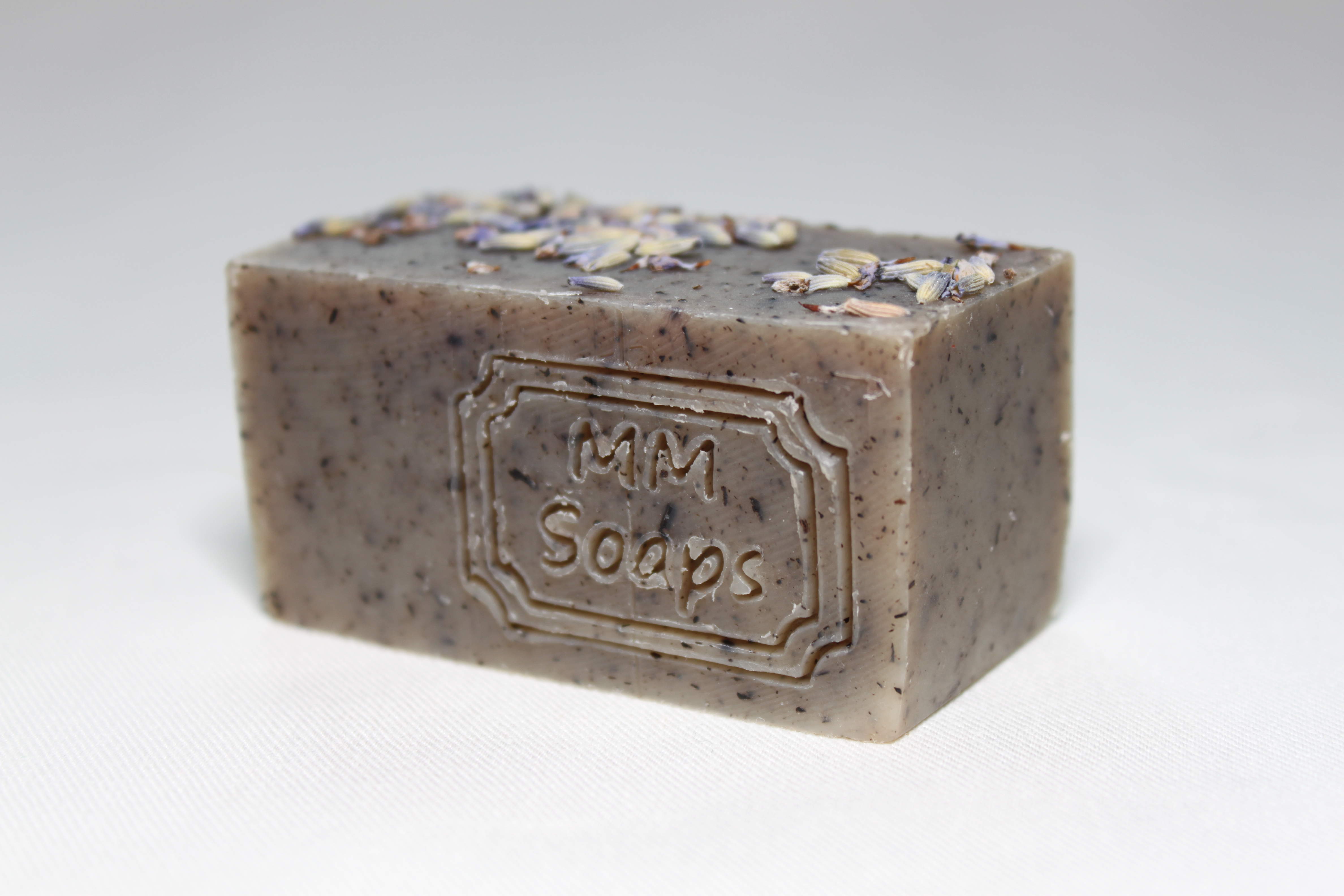 Lavender, Peppermint, and Alkanet Root Soap.