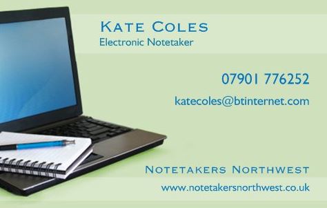 Contact Details for Notetakers Northwest