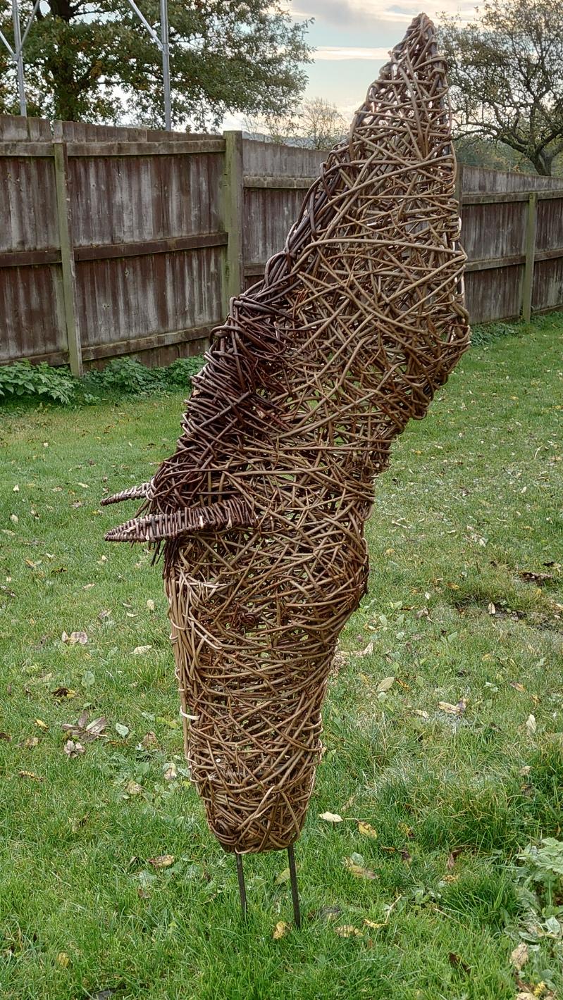 Willow Horse Head nose down