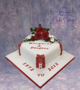 Ruby Annversary Cake