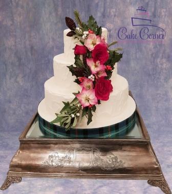 Christmas Wedding Cake