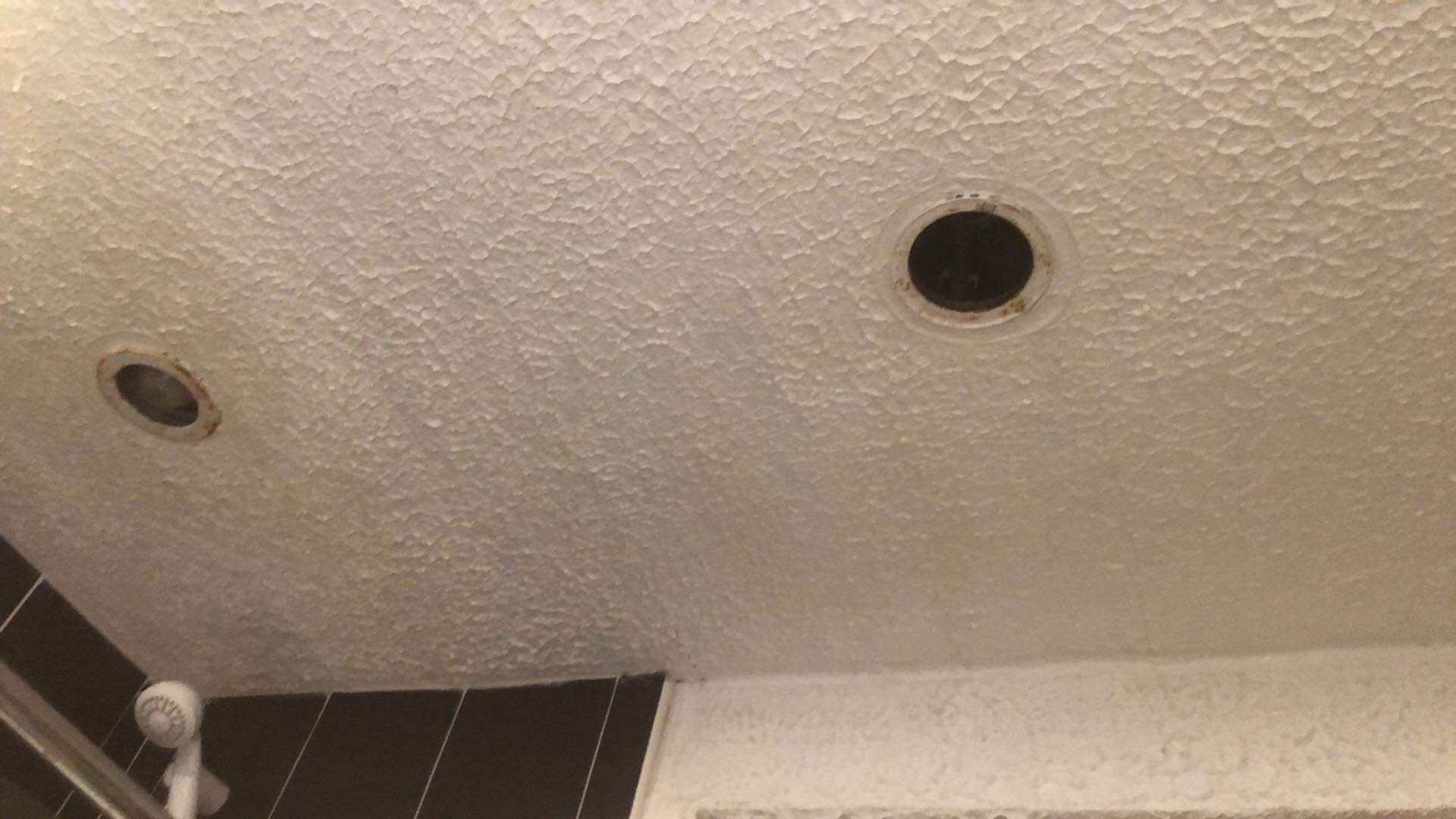 Customer had old halogen spot lights in bathroom