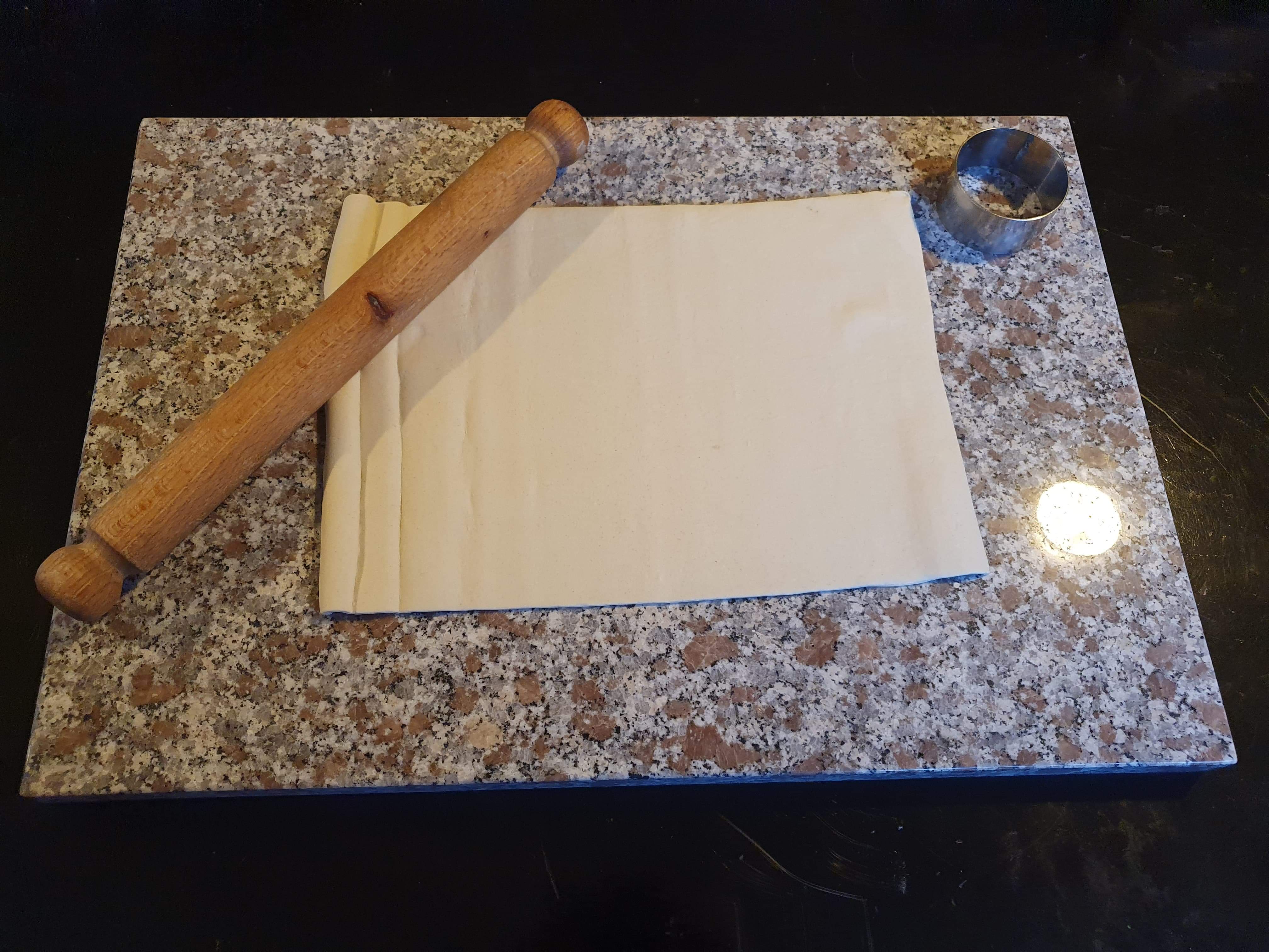 Makes making pastry so much easier with this granite pastry board