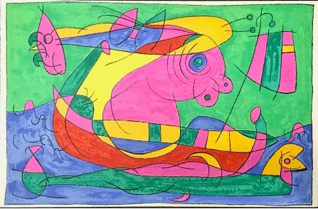 Joan Miro - UBU Roi (plate 13)