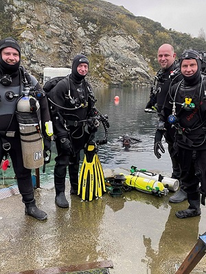 crew before a Technical dive