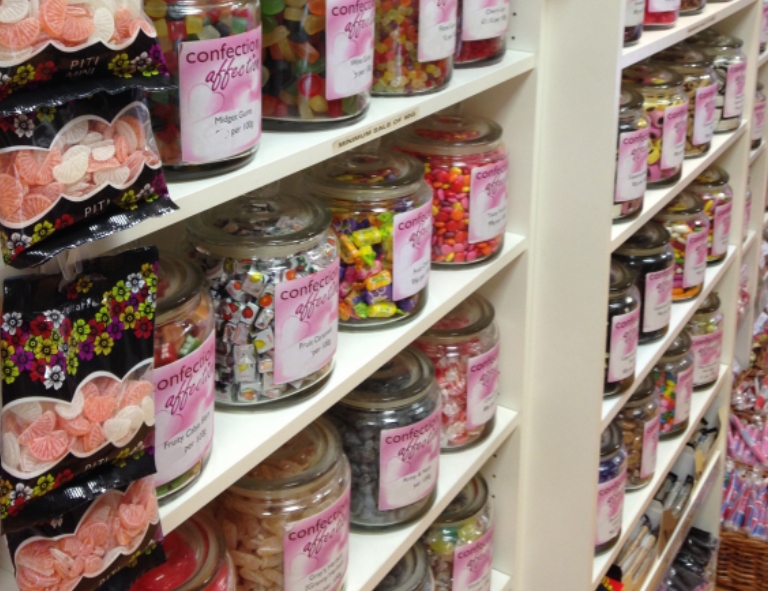 Our sweets in jars at Confection Affection
