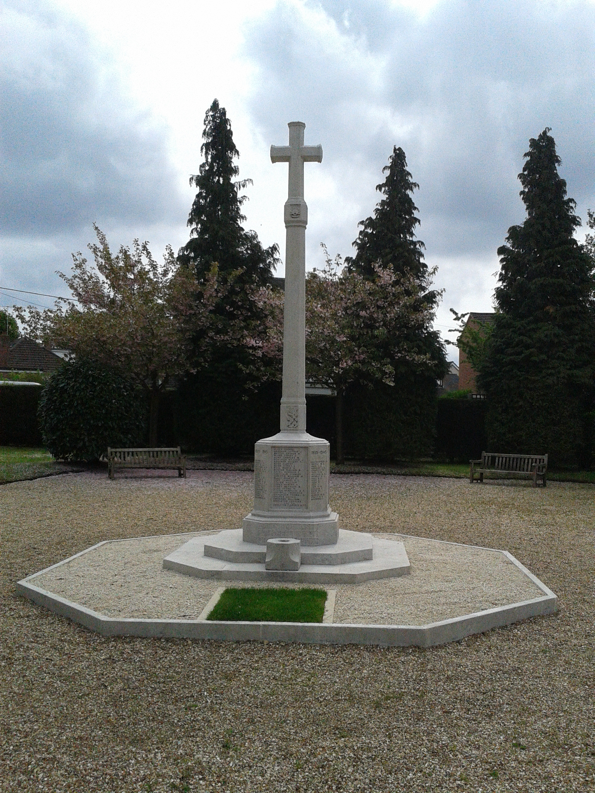 Ash War Memorial. Cleaned and reimagined for 2014