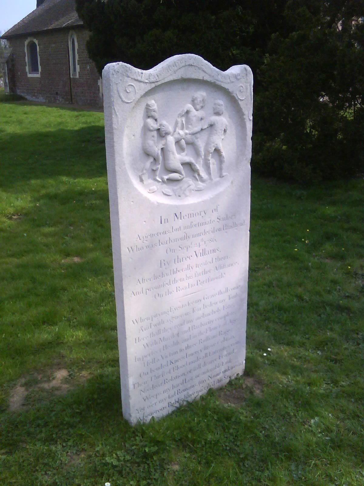Grave Memorial at Thursley. 2009