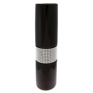 Black Diamanté Vase