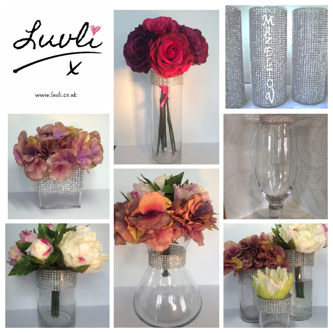 Bling Vases