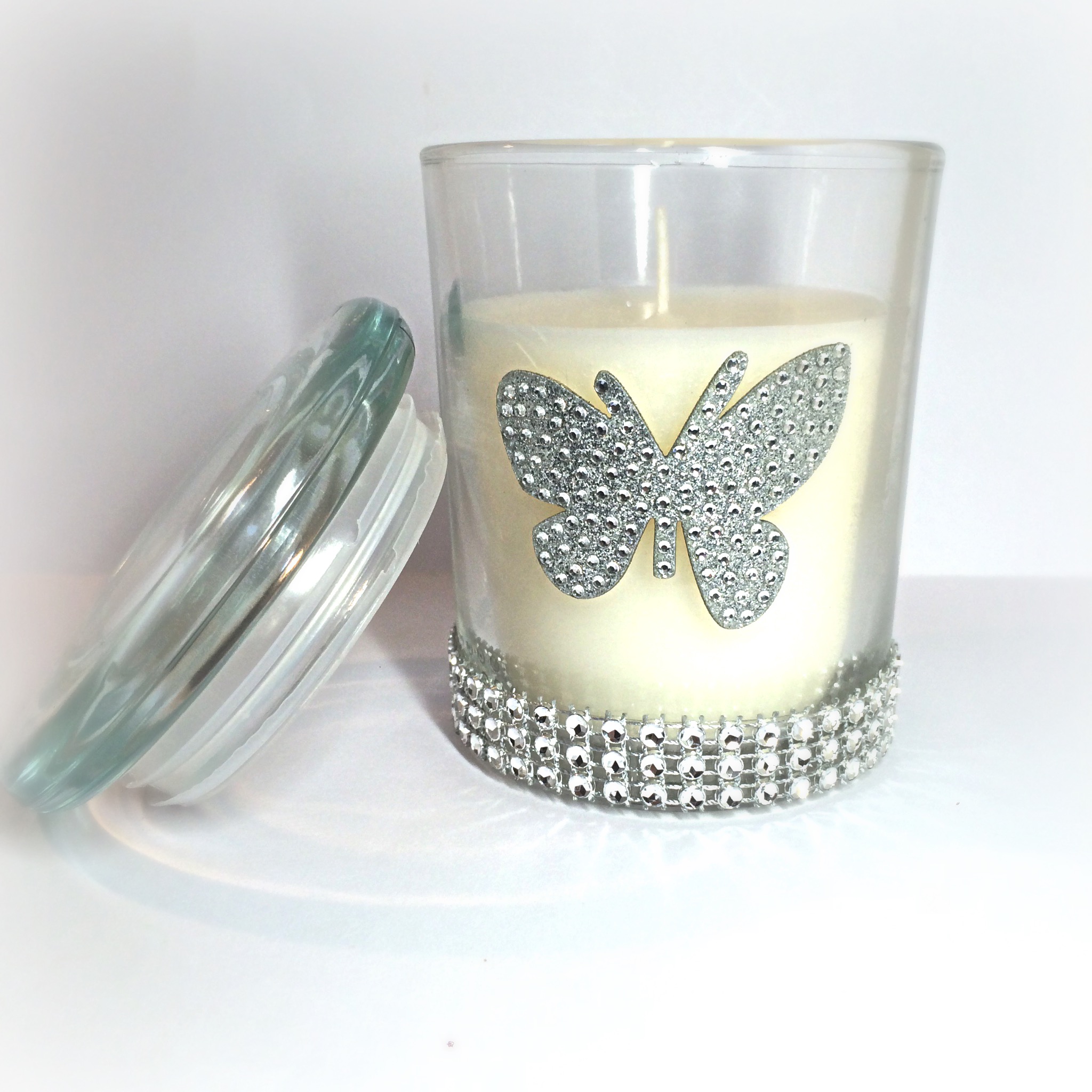 Butterfly Bling Jar - Vanilla