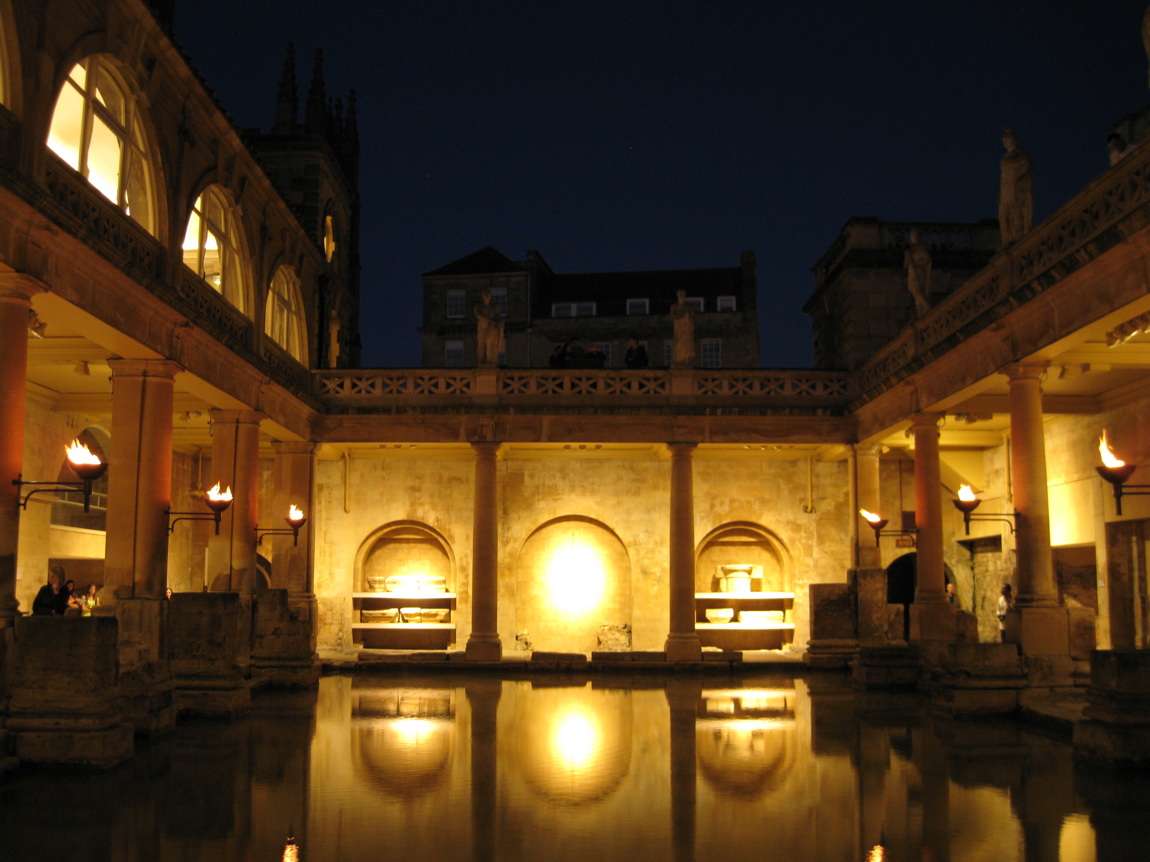 Roman Bath's by touch light