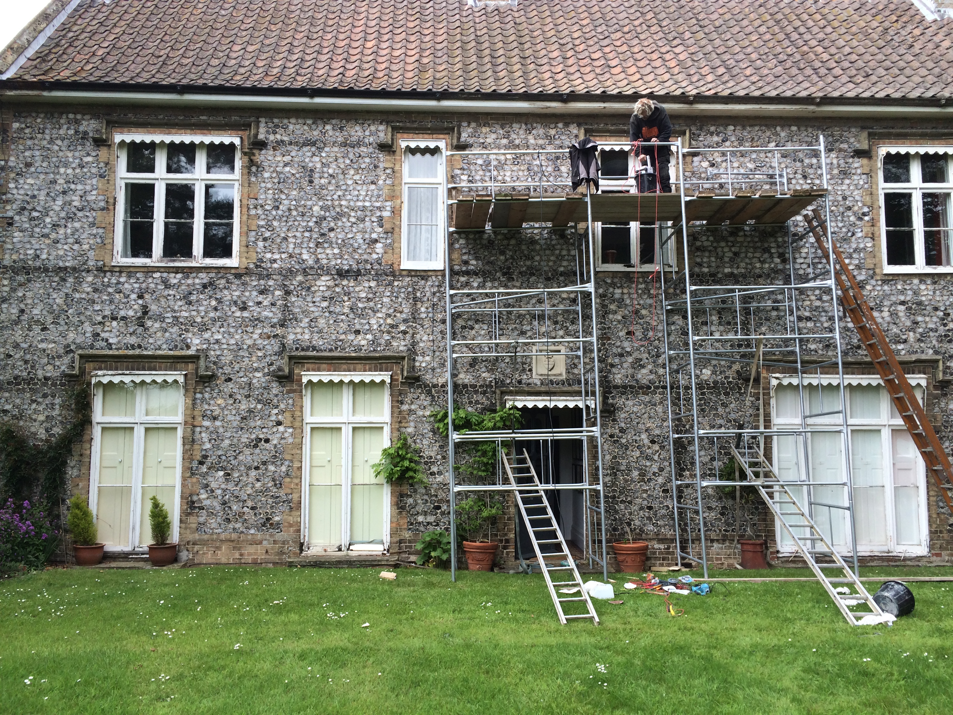 We erect our own scaffolding saving the customer money
