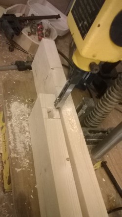 Mortice joints provide Strong 'Fixing Free' Corner Joints
