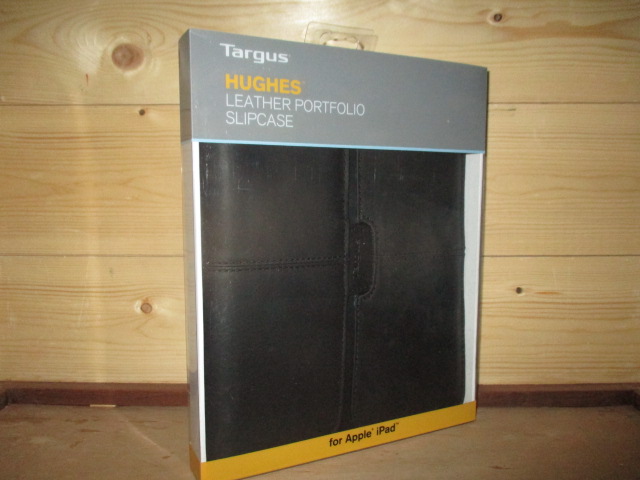 Targus Hughes Leather Portfolio Slipcase for iPad - Black