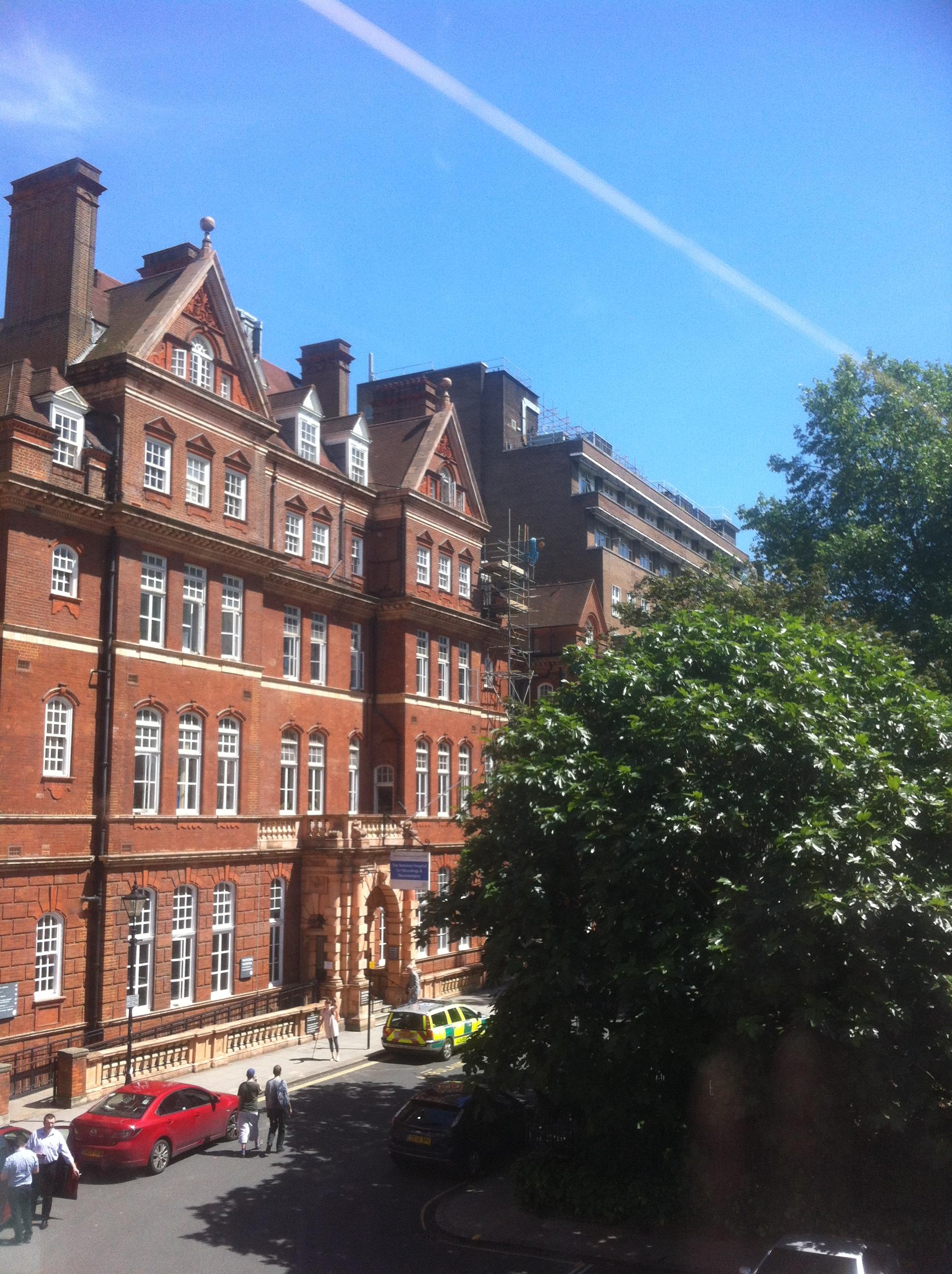 The National Hospital for Neurology & Neurosurgery in London's Queen Square