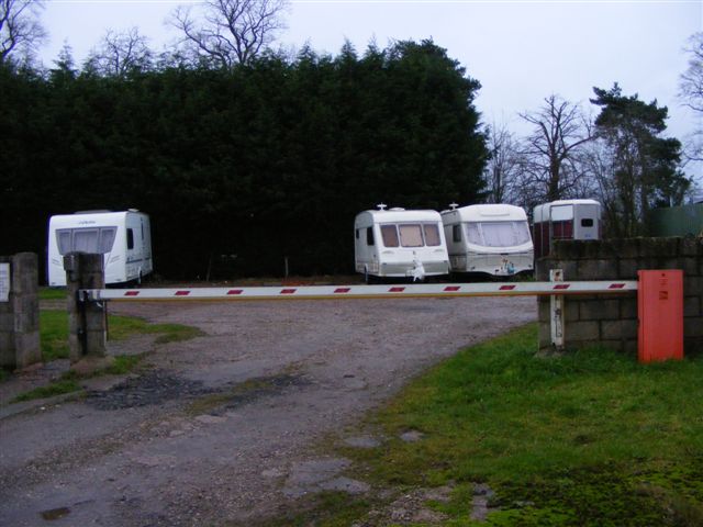 On site security systems control access to give secure caravan storage with peace of mind
