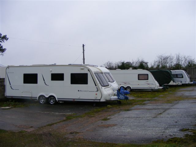 Concrete hard standing for Caravans and Motorhomes