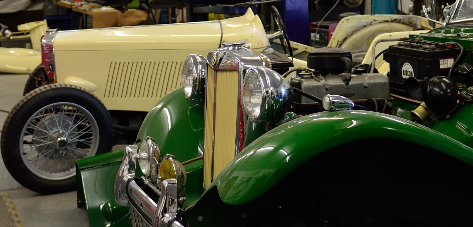 MG TD in for Servicing, MG TC in for restortation
