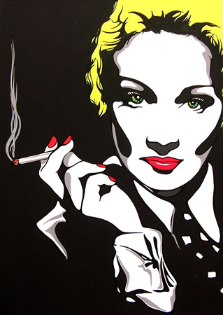 Marlene Dietrich by Andy