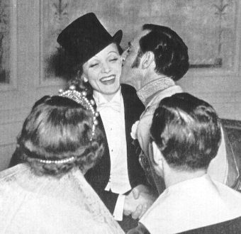 Marlene Dietrich with Basil Rathbone