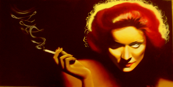 Marlene Dietrich by Troy Brooks
